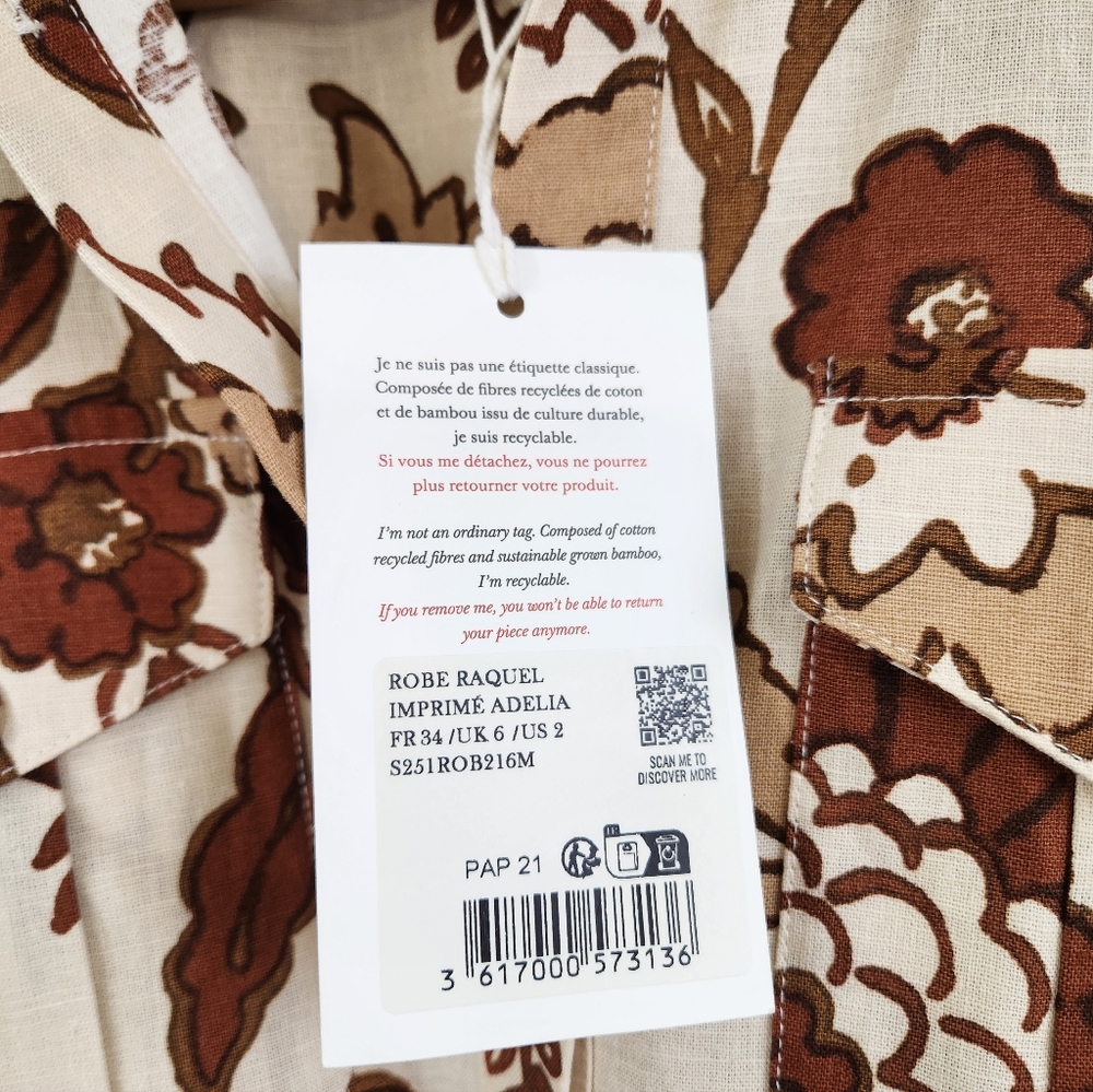 Sezane Raquel Midi Dress - Picture 9 of 11